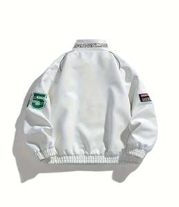 Wholesale Oem New 2026 Mens Clothing High Quality Leather <b>Jacket</b> Custom Varsity <b>Jacket</b> Motorcycle Nascar F1 <b>Racing</b> <b>Jacket</b> - Product Image 2