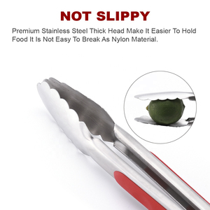 Heavy Duty <b>Silicone</b> Tongs With Heat Resistant Grip For Safe Cooking <b>Baking</b> Roasting And Everyday Kitchen Tasks - Product Image 5