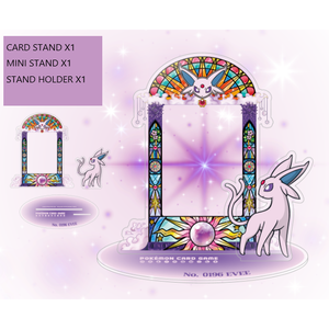 EVEE Versión Coreana Expositor Acrílico para Cartas de Pokémon, Soporte Acrílico de Anime y Juegos para Cartas Coleccionables - Product Image 2