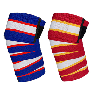Bandages de genou pour hommes et femmes, en coton élastique, respirants, écologiques, pour la musculation, soutien et protection sportive - Product Image 1