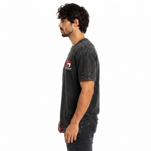 Ropa Casual con Servicio OEM, Fabricante Mayorista de Tallas OEM, Camiseta para Hombre con Etiqueta Privada, Algodón Premium Lavado - Product Image 5