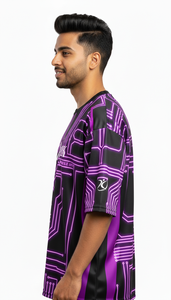 Camiseta Sublimada de Estilo Urbano Oversize para Hombre, Ropa Casual de Moda con Corte Holgado - Product Image 3