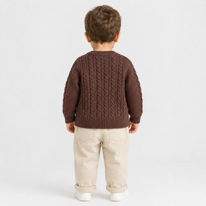 Haute Qualité Nouveau Design <span class=keywords><strong>Bébé</strong></span> garçons 100% coton tricoté <span class=keywords><strong>pull</strong></span> <span class=keywords><strong>pull</strong></span> avec boutons - Product Image 2