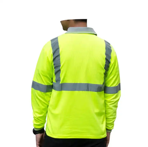 Camiseta Polo de Seguridad de Poliéster con Diseño Personalizado, Precio Premium, Camisetas Polo Reflectantes para Hombre en Diferentes Colores - Product Image 2