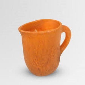 Vintage Classic Resin Jug Swirl Brown White Design Heat Resistant Handle Dishwasher Safe <b>Microwave</b> Safe Eco-Friendly 1L-1.8L - Product Image 6