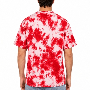 Men <b>Tie</b> Dye T Shirt Premium Soft Breathable Trendy Comfortable Short Sleeve O-Neck Regular Fit Cotton Breathable Fabric For Wear - Product Image 2