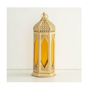 โคมไฟโมร็อกโกโลหะลายทองเหลืองขายดี สำหรับตกแต่งในเทศกาลอีดและรอมฎอน - Product Image 6