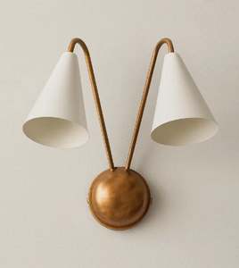 Modern Fabric Shade <b>Wall</b> Lamp Iron <b>Sconce</b> Two Arm Bedroom Bathroom Mirror Light - Product Image 4