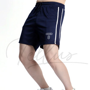 Nouveaux shorts d'été personnalisés en gros pour hommes, shorts décontractés en coton de couleur unie, shorts de bain décontractés - Product Image 3