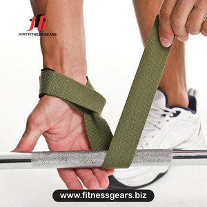 Support de poignet réglable avec fermeture auto-agrippante antidérapant pour musculation et entraînement de force unisexe rouge - Product Image 2