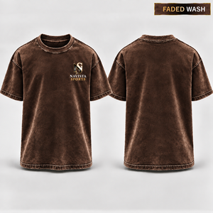 Camiseta NAVISTA SPORTS para Hombre, Corte Regular, 100% Algodón, Cuello Redondo, Manga Corta, Lavado Ácido, Estilo Urbano, Secado Rápido, Ecológica - Product Image 3