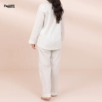 Conjunto de 2 Piezas de Ropa de Dormir para Mujer, 100% Algodón Ecológico, Secado Rápido, Estilo Casual para el Hogar, Precio al por Mayor