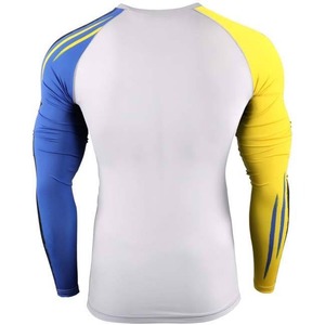 T-shirt de compression premium pour homme à manches longues et col rond, idéal pour le fitness, séchage rapide - Product Image 2
