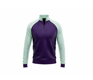 Custom Quarter Zip Running <b>Jacket</b> Manufacturer <b>Men</b> Women Youth Sportswear Quick Dry Team <b>Pullover</b> - Product Image 2