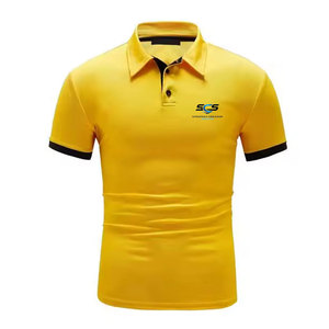 Camisetas Polo de Último Diseño, Ropa Casual de Manga Corta, Camisetas Polo con Logotipo Personalizado y Color para Hombre - Product Image 1