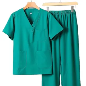 Pakistan manufacturers Custom fashion female medical vendors nurse scrubs jackets scrubs nurse uniform medical scrubs uniform