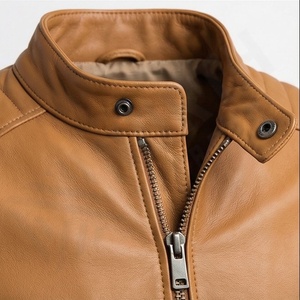 Chaqueta de Motociclista de Cuero Genuino para Hombre de la Mejor Calidad, Nueva Colección de Invierno, Chaquetas de Motocicleta con Protecciones Desmontables Personalizadas - Product Image 4