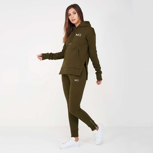 Conjuntos de Salón Verde Oscuro para Mujer 2026: Chándal de 2 Piezas, Sudadera y Pantalón de Chándal de Pierna Ancha, Conjunto a Juego - Product Image 5