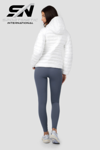 Veste matelassée pour femme, style streetwear, respirante, décontractée, à fermeture éclair, surdimensionnée, de qualité supérieure, pour l'hiver - Product Image 2
