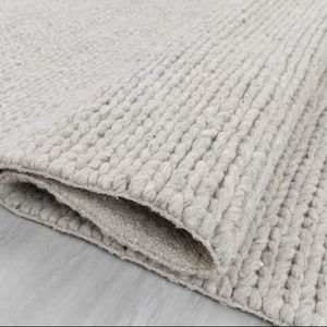 Alfombra de lana gruesa hecha a mano, alfombra de sumac a rayas, alfombra moderna bohemia de alta textura, proveedor mayorista personalizado - Product Image 3