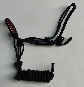 Harnais en corde de cuir tressé de haute qualité, largeur 1 pouce, avec quincaillerie métallique réglable, prix de gros - Product Image 5