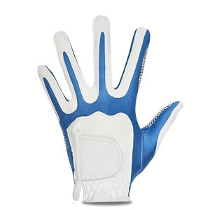 Guantes de Golf de Piel de Cabra de la Mejor Calidad, Guantes Deportivos de Piel Genuina Antideslizantes de Secado Rápido con Servicio OEM - Product Image 2