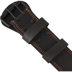 Cinturones de Cuero Vacuno de Tendencia Clásica con Hebilla de Aleación de 34 mm de Ancho, Diseño Sólido, Estilo Casual para Vestir o Jeans, Impermeables y Ecológicos - Product Image 4