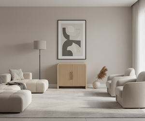 Mesa de Centro con 2 Puertas para Sala de Estar, Mueble para TV, Muebles de Madera para Sala de Estar, Venta al por Mayor Directa de Fábrica, OEM, ODM - Product Image 6