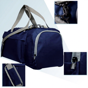 Large Capacity Sports Gym <b>Bag</b> Water Resistant Material Multiple Pockets For Fitness Gear Athletes Training Equipment Carrier - Product Image 3