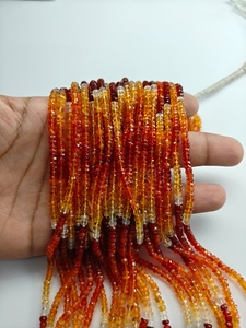 Perles Rondelles Facettées en Opale de Feu Mexicaine 2026 en Gros, de 3mm à 6mm, pour la Fabrication de Bijoux Fins, Colliers, Bracelets et Boucles d'Oreilles Personnalisés - Product Image 3