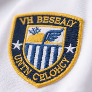 Factory Direct Custom Woven <b>Patches</b> with <b>Sew</b>-<b>On</b> Backing Eco-Friendly Fabric Alphabet & English Letter Designs for Hats - Product Image 5
