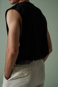 Débardeur à capuche pour homme 2026 – Maillot de sport sans manches, style stringer, vêtement de mode pour musculation, débardeur de fitness 100 % coton - Product Image 2