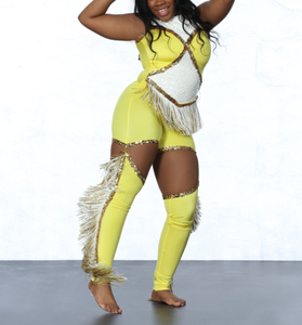 Ensemble d'échauffement de cheerleading : veste et jupe personnalisables avec strass, 100 % polyester, logo personnalisé ODM - Product Image 3