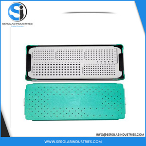 Contenedor de Esterilización Veterinaria Reutilizable de Acero Inoxidable de Alta Calidad con Soporte de Tornillos de 3.5/4.0mm para Gatos, Caballos y Cabras - Product Image 5