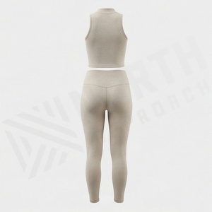 Conjunto de Yoga para Mujer, Ropa Deportiva Ligera para Gimnasio, Sostenible, Tallas Grandes, Venta al Por Mayor, Última Moda en Ropa Deportiva, Color Personalizado - Product Image 2