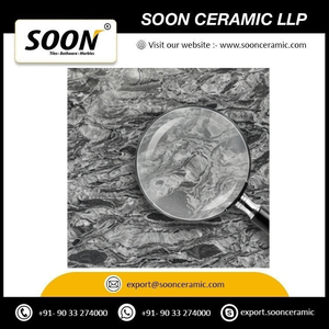 SOON CERAMIC LLP Marbre COSMIC BLACK LEATHER Calcite Grande dalle polie Design moderne écologique Modèle 3D pour mur de salon - Product Image 3