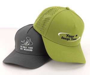 Casquette de baseball à 5 panneaux avec logo brodé personnalisé sur le devant, tissu en maille respirant et imperméable, unisexe, quatre saisons, décontractée, pour l'extérieur - Product Image 4