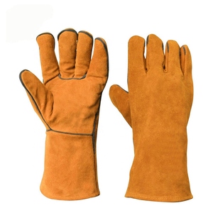 Gants de soudure en cuir de vachette pleine fleur, résistants aux flammes, pour la sécurité industrielle, la construction, la lutte contre les incendies et le barbecue - Product Image 2