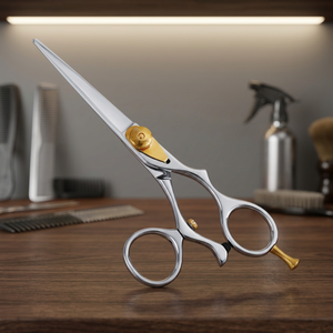 Ciseaux de coiffure en acier inoxydable, outil professionnel de coiffure pour barbier - Product Image 4