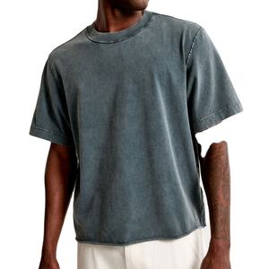 เสื้อยืดผู้ชายแบบลำลองซักกรดทำจากผ้าฝ้ายออกแบบได้ตามต้องการ - Product Image 3