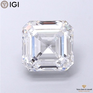 Diamante cultivado en laboratorio con certificación IGI CVD de 2.50 quilates, color D, claridad VS1, forma ASSCHER, ajuste perfecto para engaste personalizado. - Product Image 1