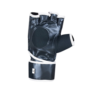 Gants de MMA demi-doigts de haute qualité en cuir PU professionnel, personnalisables avec logo, respirants et à séchage rapide pour l'entraînement de combat et la boxe (vente en gros) - Product Image 6