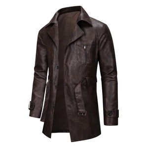 Abrigo de Cuero Ligero de Alta Calidad para Hombre, Fabricado Profesionalmente, Última Colección - Product Image 2