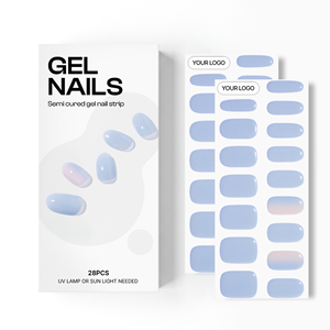 Coréen 100% Real Salon Quality Press on gel nails Gel Nail sticker manucure Wholesale Certified - Product Image 1