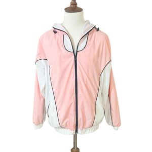 Chaqueta de Yoga Casual de Otoño para Mujer, Cuello Alto, Cierre de Cremallera, Manga Larga, Poliéster/Nailon, Cortavientos, Ligera, Deportiva - Product Image 2