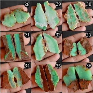 หินแกะสลักรูปทรงไม่สม่ำเสมอ คริสตัลธรรมชาติสีเขียว ลาบราดอไรต์ สำหรับทำเครื่องประดับ DIY - Product Image 3