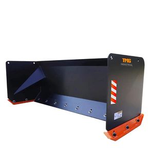 Spazzaneve per Skid Steer da 9FT, Spingi Neve 40-70 HP con Lama in Acciaio, Pattini Antiusura Orientabili e Supporti Laterali per Costruzioni, Prodotto da TMG - Product Image 1