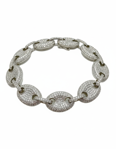 Pulsera de Eslabones Cubanos con Diamantes de 5 Quilates, Oro Sólido de 14 Quilates, Estilo Hip Hop, Joyería de Diseño, Disponible en Oro de 10 Quilates, Diamantes VS H I - Product Image 2