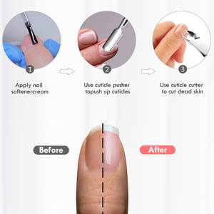 Juego de Herramientas de Manicura y Pedicura de Lujo para Bebés, Cortaúñas, Empujador de Cutículas, Tijeras, Cortaúñas de Acero Inoxidable 3 en 1 - Product Image 5