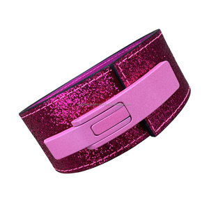 Ceinture à boucle à levier de 10mm d'épaisseur, couleur pailletée personnalisée - Product Image 1